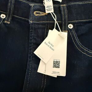 SPANX Women's Dark Blue Boot Cut Jeans